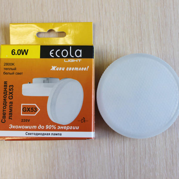 Ecola GX53 (теп/хол) 6Вт